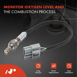 A-Premium Sonda Lambda Compatible con Infiniti G20 2.0L, I30 3.0L & Nissan Altima 2.4L, Frontier 2.4L, Maxima 3.0L, Sentra 1.8L, 2000-2001, Upstream