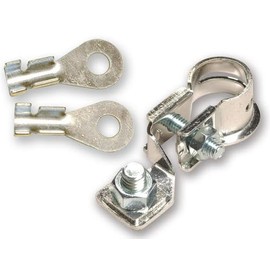 Sherco-Auto Top Post Battery Terminals Lead-Free Tinned Brass 5/16" Stud Cable Lug - Made in USA