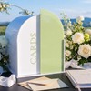 OurWarm White Arched Wedding Card Boxes for Reception, Acrylic Card