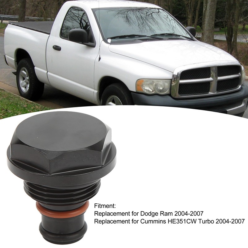 HE351CW Turbo Solenoid Valve Plug with O Ring Black Replacement