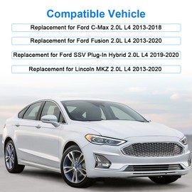 JDMON Electric Engine Water Pump Replacement for Lincoln MKZ/Ford Fusion 2013-2020, C-Max 2013-2018, SSV Plug-In Hybrid 2019 2020 2.0L L4 Replacement for DS7Z8C419D PW611 2260722 5294960 DS7Z8C419B