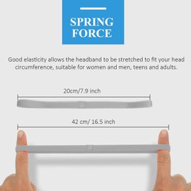 WADY Diadema Deportiva, 4 Paquete Bandas para el Cabello Deportivas, Banda para Sudor, Bandas Deportivas para Cabeza 6 Piezas, Bandas para El Cabello De Color Adecuado para Mujeres Y Hombres