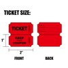 DNB 4000 Pairs Raffle Tickets - 4 Color Set of