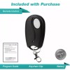 Unbranded 318MHz Garage Door Remote Control for Linear Megacode MCT-3