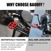 BAOUFF CNC 6061 Aluminum Foot Pegs for CRF110F 13-26,CRF125F 14-26-Red