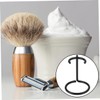 Minkissy Space-saving Shaving Brush Rack Razor and Soap Bowl Holder