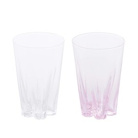 Sakurasaku Glass SG-01TP SG-01TP SG-01TP 240 cc Sac Percentage (100%) Tumbler, Red and White