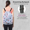 Risefit Waterproof Drawstring Backpack, Swimming Travelling Shopping Gym Bag Nylon