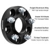 DCVAMOUS 4PC 5x4.5 Hubcentric Wheel Spacers 20mm with 12x1.5 Studs