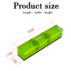 2PCS high-precision mini rectangular level ruler, three line bubble measuring