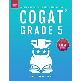 COGAT Grade 5 Test Prep: Gifted and Talented Test Preparation Book - Two Practice Tests for Children in Fifth Grade (Level 11)