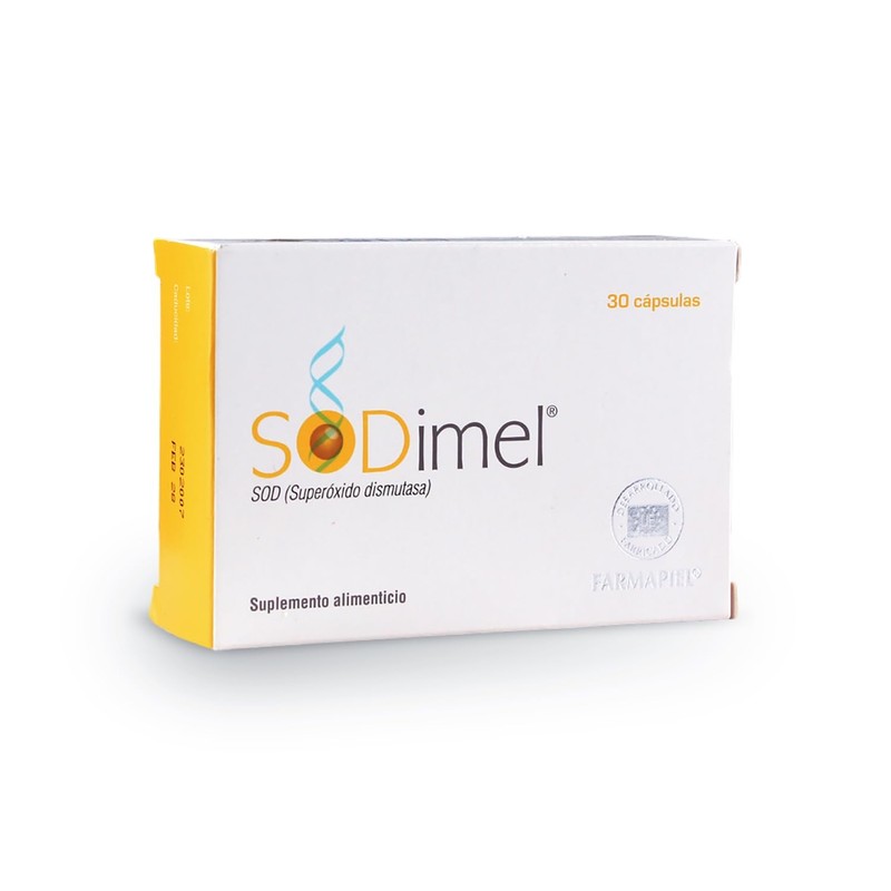 SODimel SOD de Melón, Suplemento Antioxidante, 30 Cápsulas