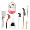 BOXOB 6-Piece Cleaning Brush Set for Bird Cages, Multifunctional Bird