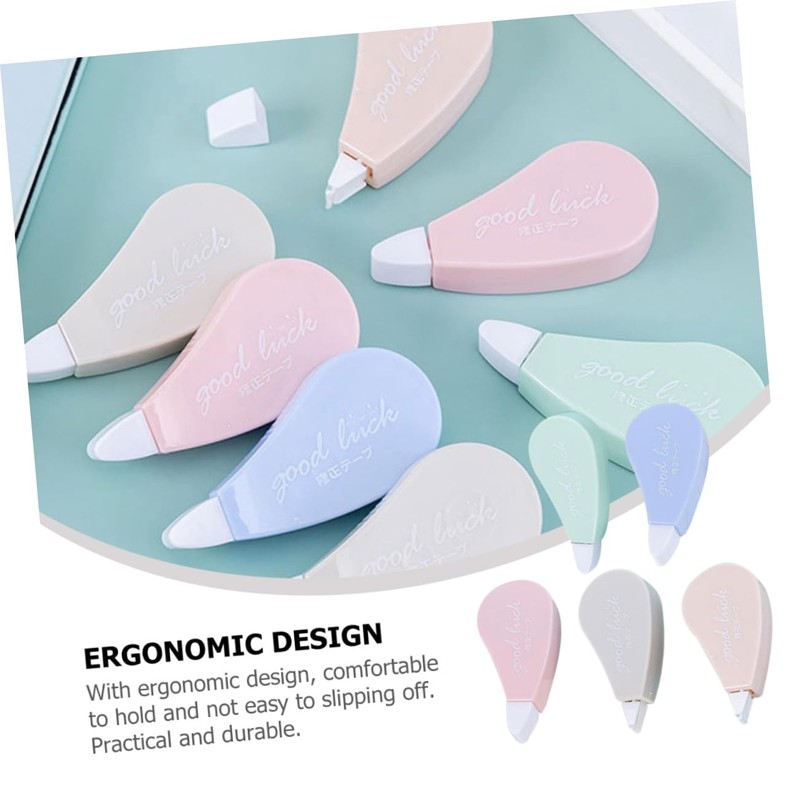 Gatuida 10Pcs Portable Correction Tape Set for School Students Compact