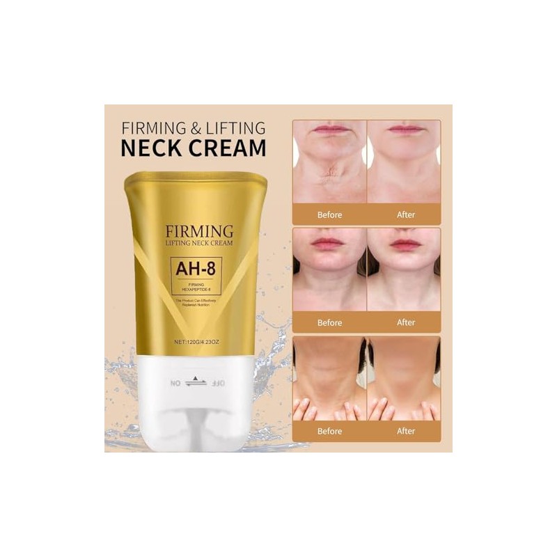 Crema para Cuello Reafirmante AH-8, Firming Crema para el Cuello