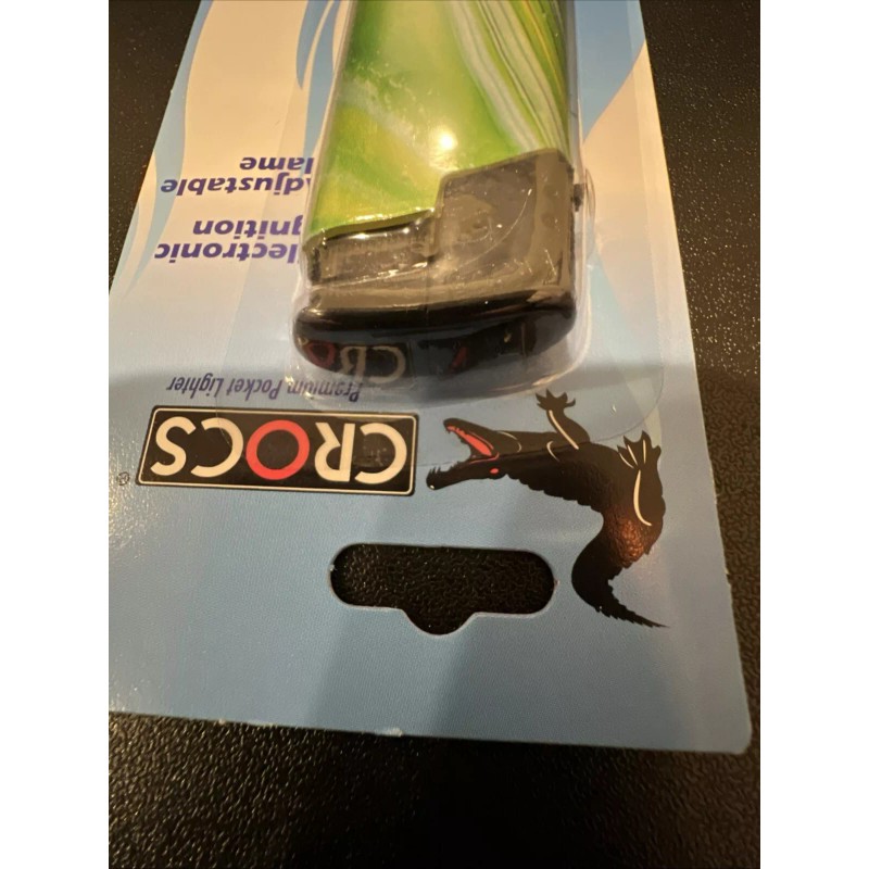 Tiger Crocs Premium Pocket Animal Tiger Print Lighter