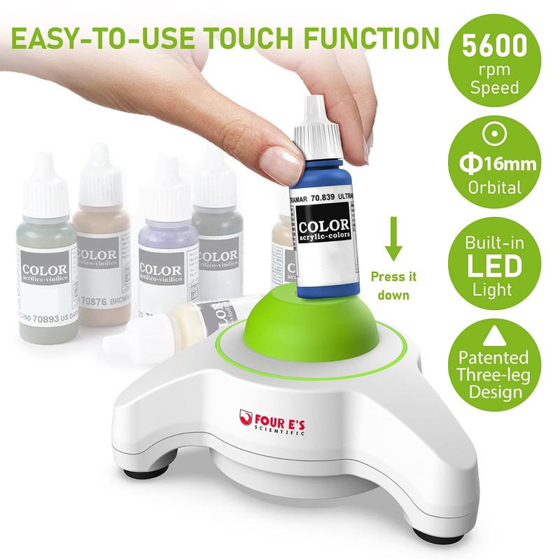 FOUR E'S SCIENTIFIC Mini Vortex Mixer - Lab Vortex Shaker