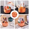 Diesisa Diesisa 360 Rotating Makeup Brush Organizer With 5 Sections,