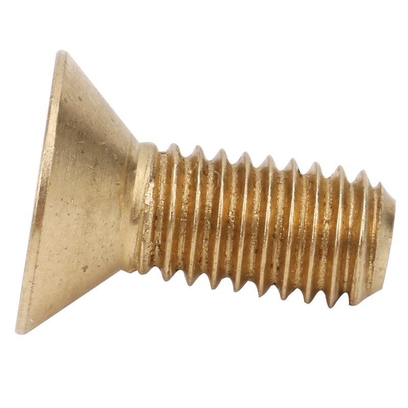 50Pcs Flat Hex Socket Screw M3 Pure Copper Countersunk Head