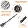 Stand Jack Extension Socker, 150mm Length, 19mm Magnetic Nut, Quick-Change