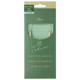 TAKUMI Pro Circular Knitting Needles 24 Inches-US 8/5.0 mm