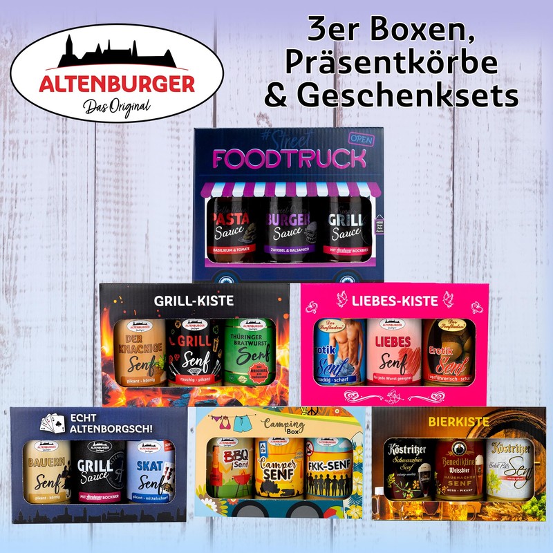 Altenburger Original Senfonie Premium Spice Mill Sea Salt 180 g
