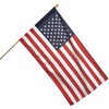 Valley Forge 2.5-Foot x 4-foot Polycotton Flag With 5-Foot Wood