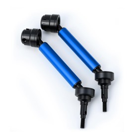 Steel Rear Driveshaft Upgrades Part for Arrma 1/10 Gorgon 4X2 MEGA 550,Replace#AR310864#AR310784 (Blue)