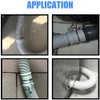 250 Pcs Fuel Line Hose Clip Single Wire Tubing Spring