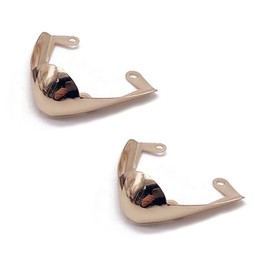 CINMAUNG Metal Shoes Pointed Protector Durable Shoes Tips Cap High Heel Pump Toe Head Cap Cover Repair Decoration Shoes Protection,Gold,Style 15