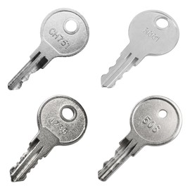 VIDABTE RV replacement Keys for Toolbox Trunk Door Locks Compartment Door Locks Locker Door Locks(4 pcs), Silver