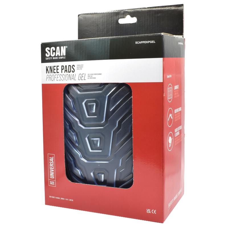 Scan PPEKPGEL 70g Professional Gel Kneepads , Black