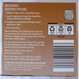 Aomlike Barissimo Medium Roast Flavored Coffee Pods, 2 Count, K-Cup Compatible, Decaffeinated, Kosher Certified