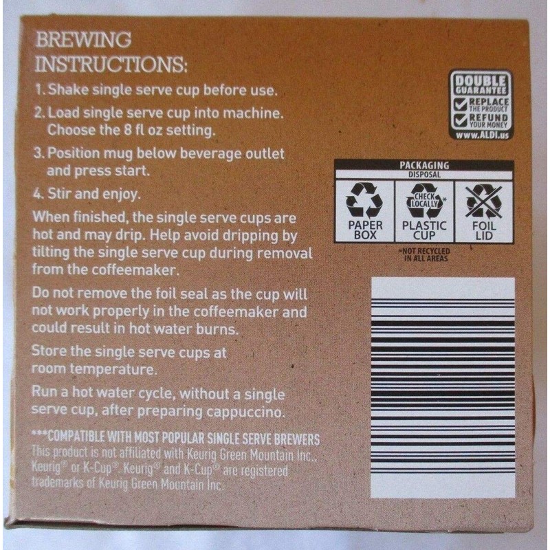 Aomlike Barissimo Medium Roast Flavored Coffee Pods, 2 Count, K-Cup
