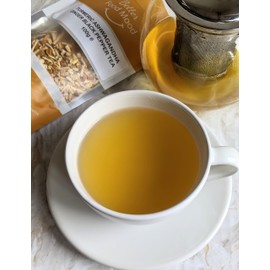 Better Food Mood Turmeric Ashwagandha Ginger Black Pepper Loose Leaf Tea 100gm | May Aid Digestion & Stress Relief | Superfood - No Caffeine | Rich in Antioxidants