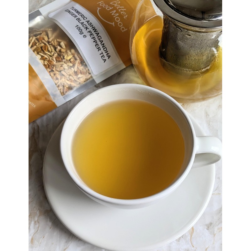 Better Food Mood Turmeric Ashwagandha Ginger Black Pepper Loose Leaf