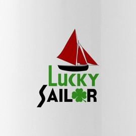 CafePress Lucky Sailor Water Bottle 1.0L (34 oz) Stainless Steel Water Bottle