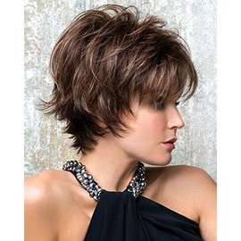 Coco Synthetic Wig by Rene of Paris in Copper Glaze, Cap Size: Average, Length: Short