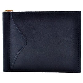 Royce Leather RFID Blocking Money Clip Credit Card Wallet in Leather, Blue, One Size