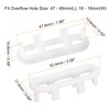 uxcell Sink Trim Overflow Cover, 4Pcs Sink Overflow Rings 47.8x13.6mm