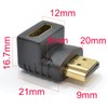 kenable HDMI Male to Female Right Angled Adapter 90 Degrees