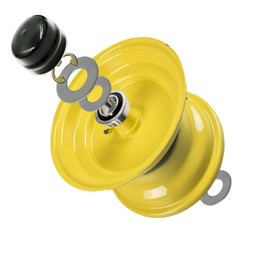 HD Switch Conversion Kit Front Wheel Bushing Replacement for John Deere Scotts Sabre Wheel Bearings GX10059 M123253 M123254 M123648 R27434 with Free HUB CAPS