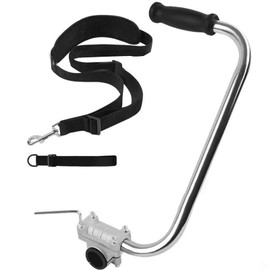 KZU Trimmer Handle, Weed Eater Handle Extension, Ergonomic Lawn Weed Wacker Handle Grip, with Shoulder Strap Harness, Yard Trimming Edging Attachment