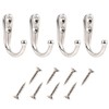 24 Pieces Coat Hooks, Wall Mounted Hook Robe Hooks Coat