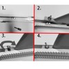 HFEXI Soft Fin Longboard 9" Center Fin with Fin Lock
