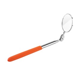 Espejo de Inspección, Espejo de Inspección Telescópico Automotriz Herramienta de Espejo Mecánico Extensible con Lente Redonda (Conjunto tirador rojo tipo 50X600mm)