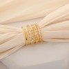 TOBENY Stackable Gold Rings for Women Non Tarnish Dainty 14K