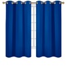 Diraysid Royal Blue Grommet Blackout Curtains for Bedroom Thermal Insulated