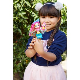 Enchantimals Peeki Parrot Doll and Sheeny Animal Figure