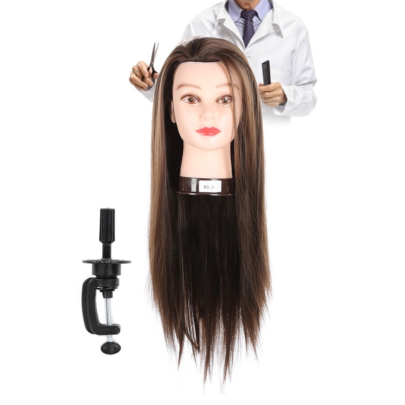 Professional Mannequin Head Hairdressing Training Head for Hair Styling Braiding